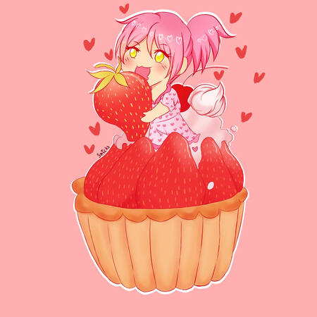 Strawberry Cuteness Chibi